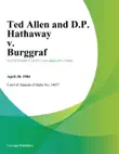 Ted Allen and D.P. Hathaway v. Burggraf synopsis, comments