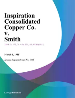 inspiration consolidated copper co. v. smith book cover image