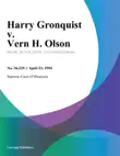 Harry Gronquist v. Vern H. Olson sinopsis y comentarios