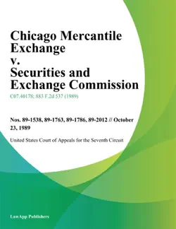 chicago mercantile exchange v. securities and exchange commission book cover image