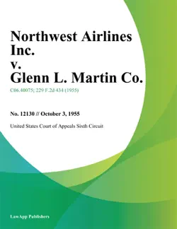 northwest airlines inc. v. glenn l. martin co. book cover image