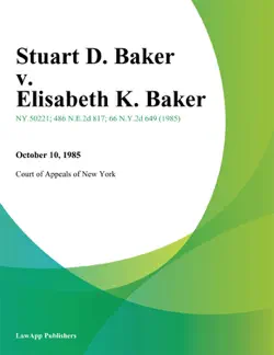 stuart d. baker v. elisabeth k. baker book cover image