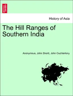 the hill ranges of southern india. part i. book cover image