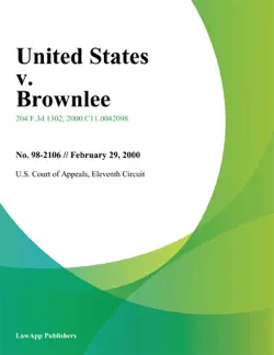 united states v. brownlee book cover image