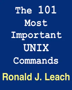 the 101 most important unix and linux commands imagen de la portada del libro
