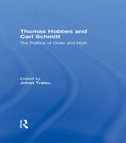 thomas hobbes and carl schmitt book cover image