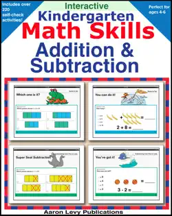 kindergarten math skills book cover image
