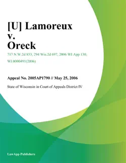 lamoreux v. oreck book cover image