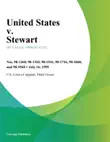 United States v. Stewart synopsis, comments