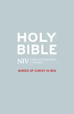 niv bible - words of christ in red imagen de la portada del libro