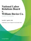 National Labor Relations Board v. William Davies Co. synopsis, comments