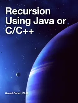recursion using java or c/c++ book cover image