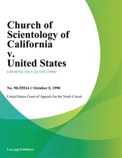 church of scientology of california v. united states book cover image