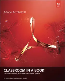 adobe acrobat xi classroom in a book book cover image