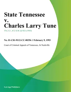 state tennessee v. charles larry tune book cover image