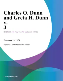 charles o. dunn and greta h. dunn v. j imagen de la portada del libro
