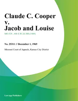 claude c. cooper v. jacob and louise book cover image