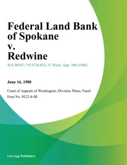 federal land bank of spokane v. redwine book cover image