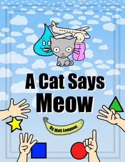 a cat says meow imagen de la portada del libro