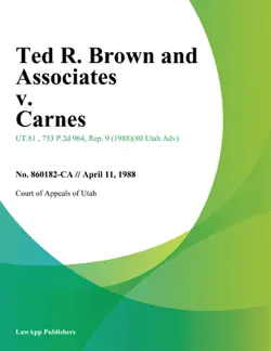 ted r. brown and associates v. carnes book cover image