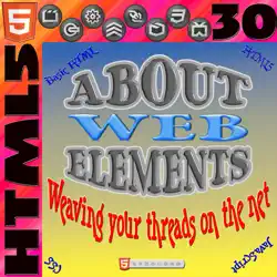 about web elements 30 book cover image