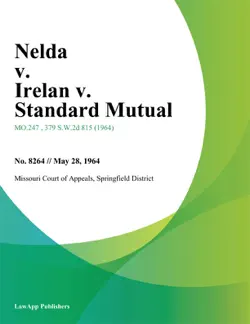 nelda v. irelan v. standard mutual book cover image