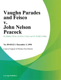 vaughn parades and feisco v. john nelson peacock book cover image