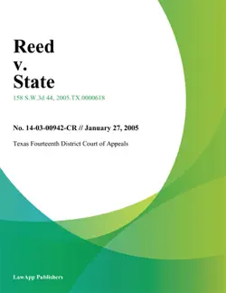 reed v. state book cover image