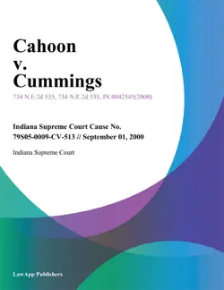 cahoon v. cummings book cover image