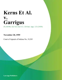 kerns et al. v. garrigus imagen de la portada del libro