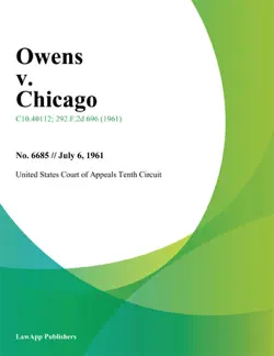 owens v. chicago imagen de la portada del libro