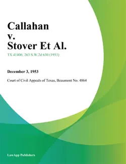 callahan v. stover et al. book cover image