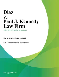 diaz v. paul j. kennedy law firm book cover image