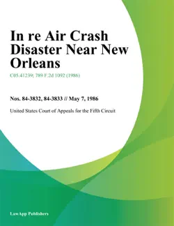 in re air crash disaster near new orleans book cover image