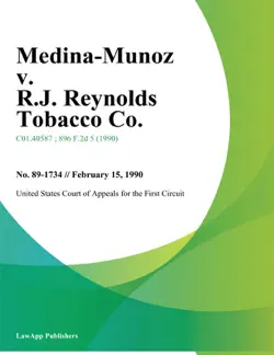 medina-munoz v. r.j. reynolds tobacco co. book cover image