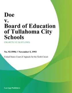 doe v. board of education of tullahoma city schools book cover image