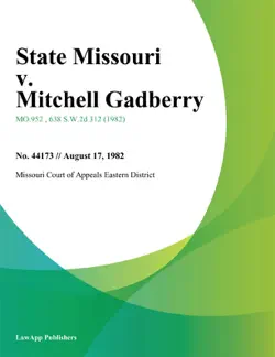 state missouri v. mitchell gadberry imagen de la portada del libro