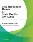 Jose Hernandez Ramos v. State Florida synopsis, comments