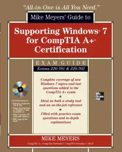 mike meyers' guide to supporting windows 7 for comptia a+ certification (exams 701 & 702) book cover image