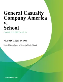 general casualty company america v. school imagen de la portada del libro