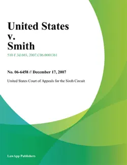 united states v. smith book cover image