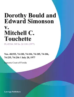 dorothy bould and edward simonson v. mitchell c. touchette book cover image