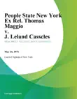 People State New York Ex Rel. Thomas Maggio v. J. Leland Casscles synopsis, comments