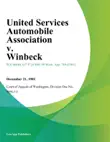 United Services Automobile Association v. Winbeck synopsis, comments