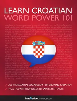 learn croatian - word power 101 book cover image