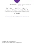 Effect of Stages of Maturity and Ripening Conditions on the Biochemical Characteristics of Tomato. sinopsis y comentarios