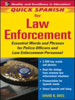 quick spanish for law enforcement book cover image