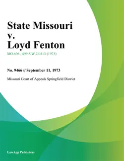 state missouri v. loyd fenton book cover image