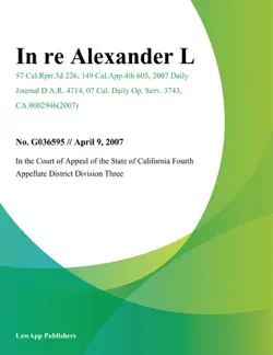 in re alexander l. book cover image