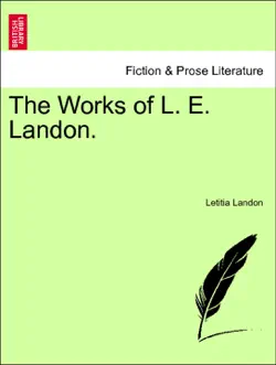 the works of l. e. landon, vol. i book cover image